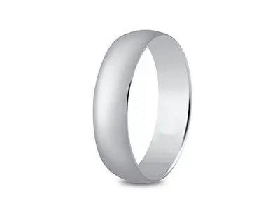 Alianza plata clásica 6mm