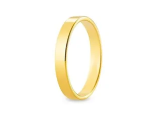 alianza plana 3mm oro