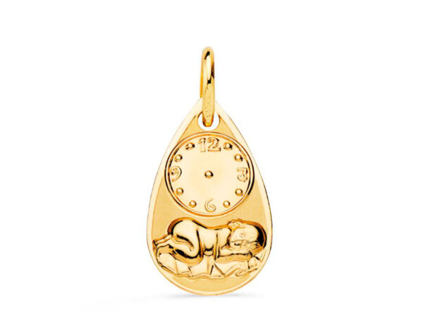 medalla gota niño hora