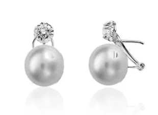 Pendientes oro australianas brillantes