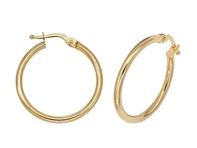 Aros oro cierre pestaña