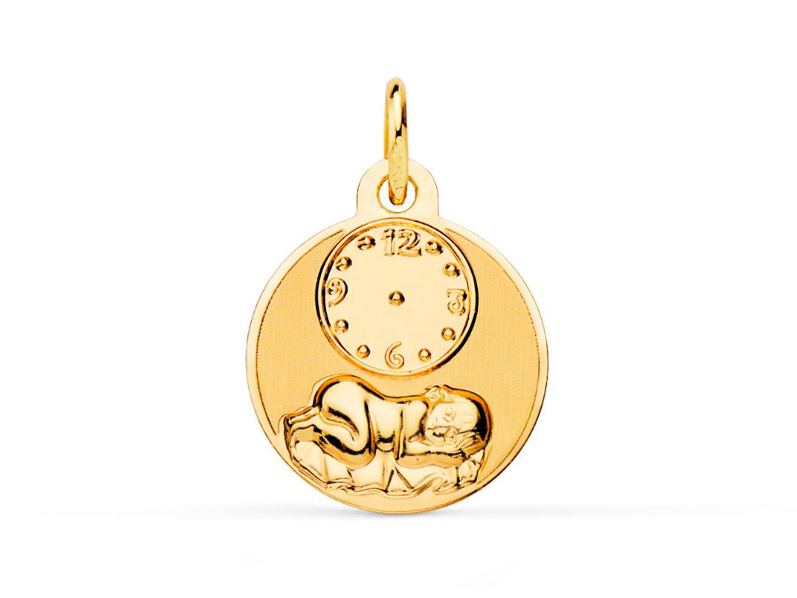 Medalla oro bebe hora