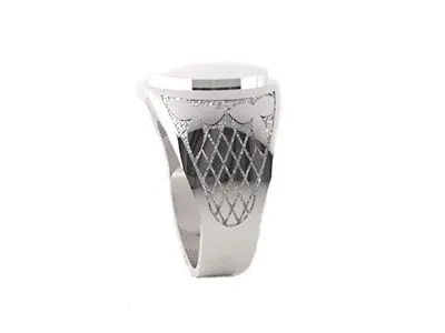 Sellos Plata Primera Ley para hombre brazo grabado red