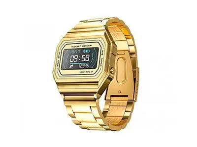 Smartwatch cuadrado dorado