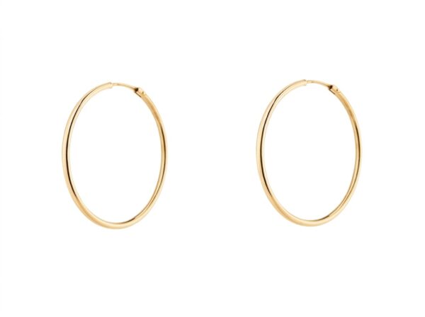 Aros plata dorada 35mm