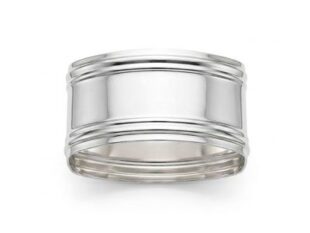 Servilletero de plata rectangular