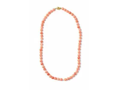 Collar corales naturales oro