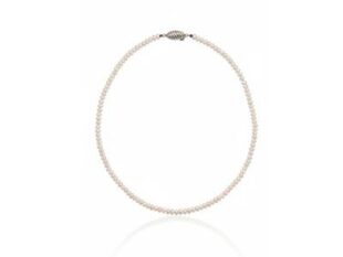 Collar perlas cierre gallonado