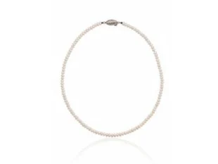 Collar perlas cierre gallonado