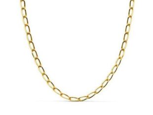Cadena oro Bilbao 60cm