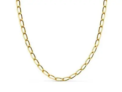 Cadena oro Bilbao 60cm