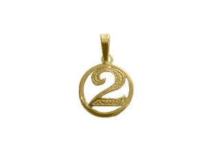 Colgante plata oro Nº 2