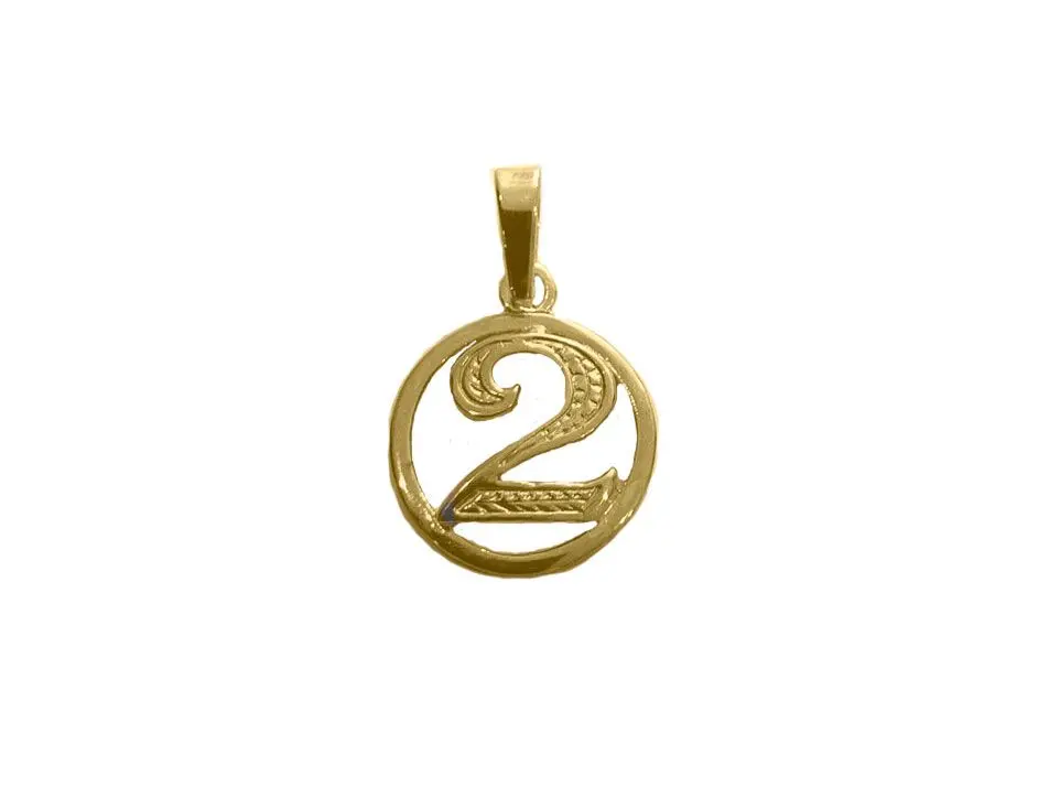 Colgante plata oro Nº 2