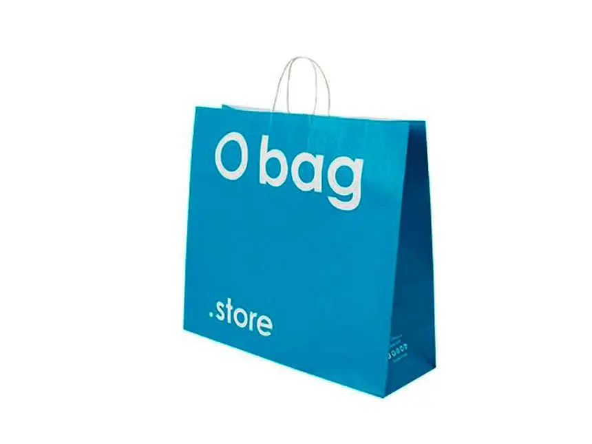 Bolsa papel azul Obag