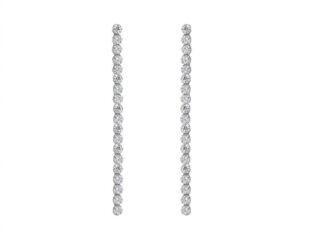pendientes plata largos rivier