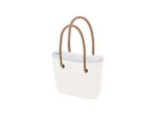 Bolso mini blanco completo