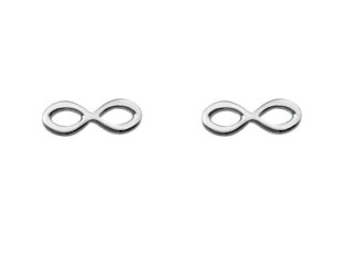 Pendientes plata infinito mini