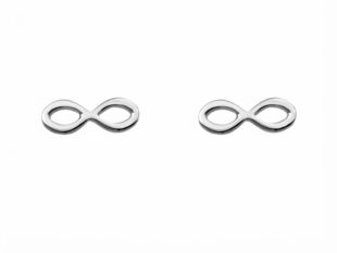 Pendientes plata infinito mini