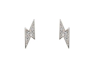 pendientes plata rayo circonitas