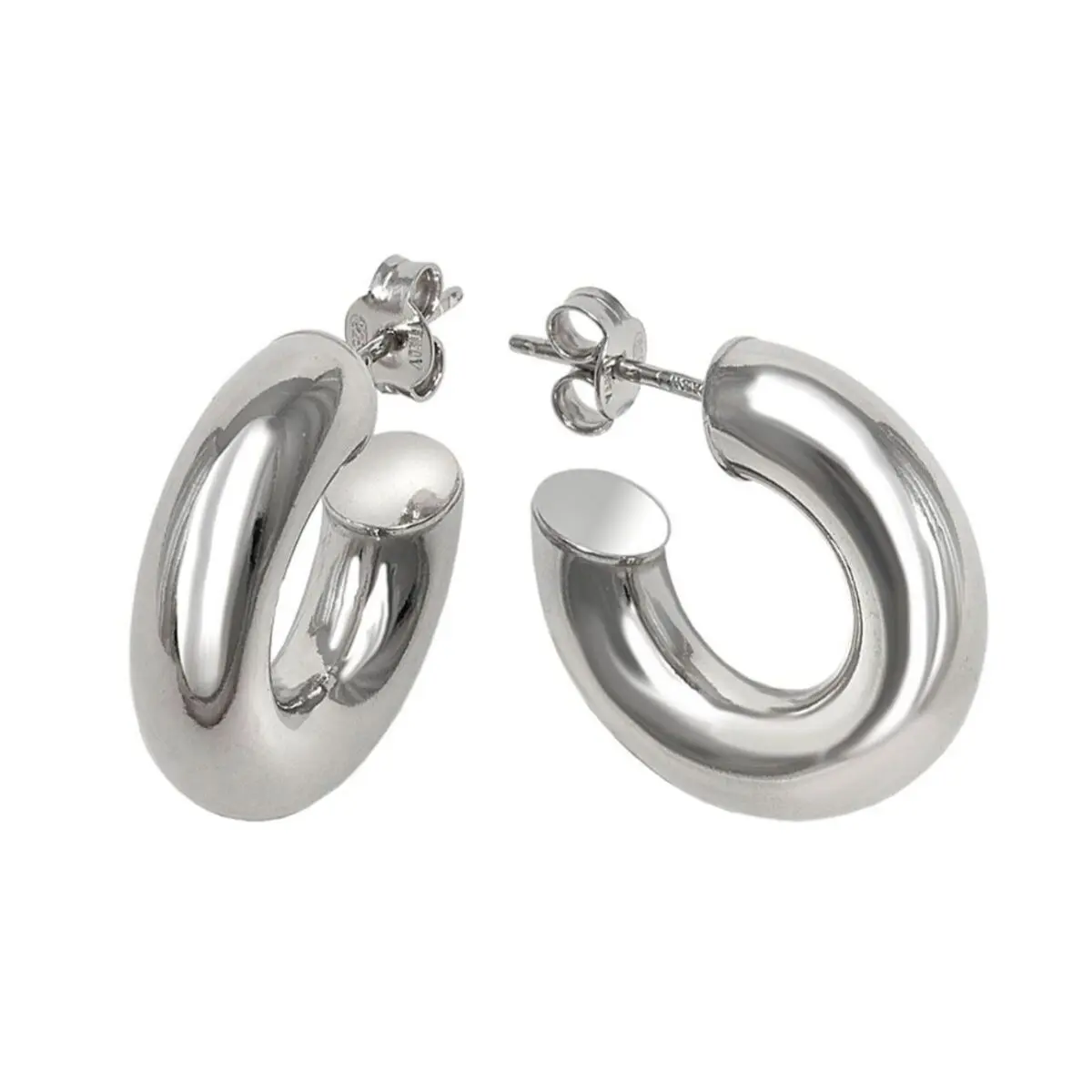 Aros plata gruesos 10mm