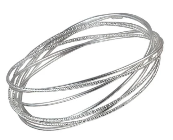 Pulseras semanario de plata