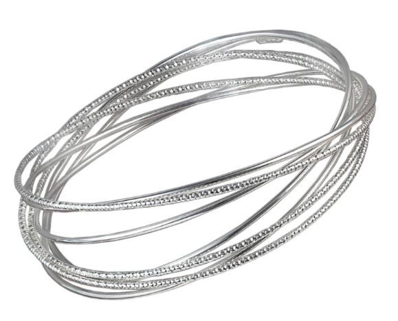 Pulseras semanario de plata