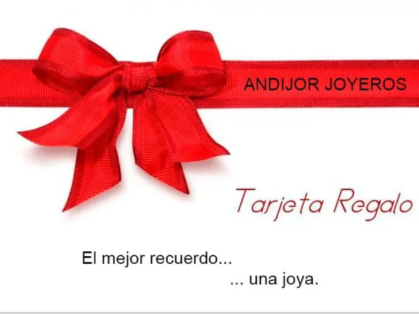 Tarjeta regalo ANDIJOR.COM