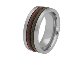 Anillo acero cuerda náutica