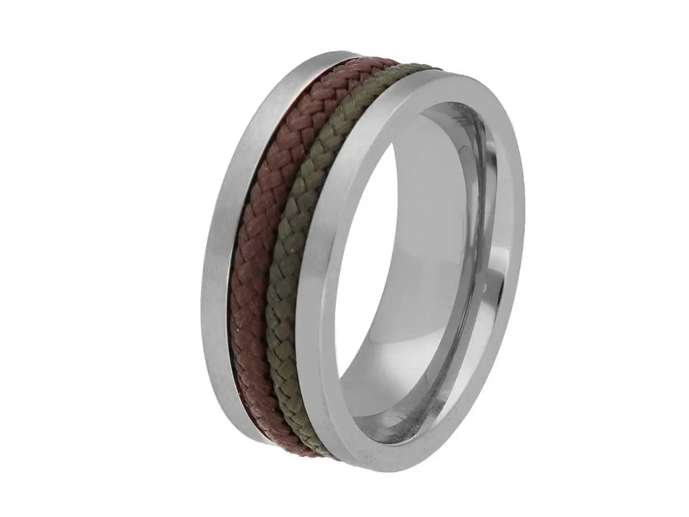 Anillo acero cuerda náutica