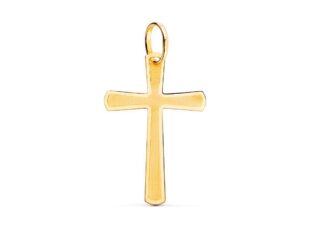 Cruz oro plana mate