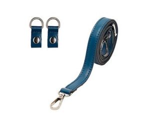 Bandolera larga clip azul