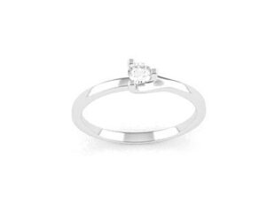 solitario tres garras diamante