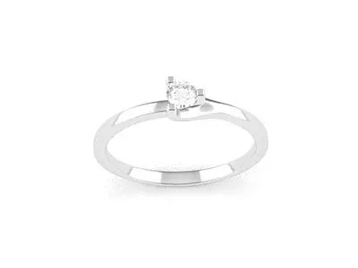 solitario tres garras diamante