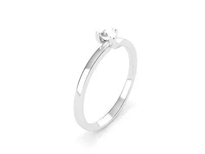 solitario tres garras diamante