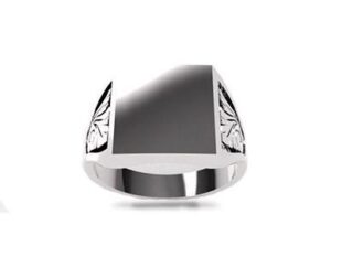 Sello plata grabados esmaltados