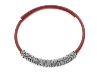 Collar semirrígido anillas de acero