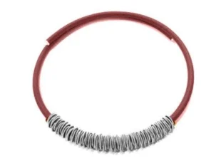 Collar semirrígido anillas de acero