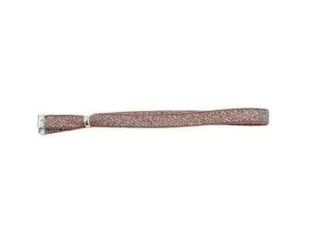 Pulsera lavanda fibra plata
