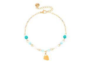 Pulsera acero bolas bolso
