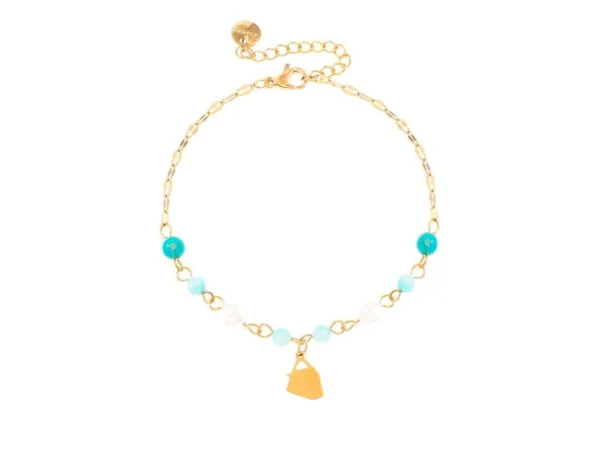 Pulsera acero bolas bolso
