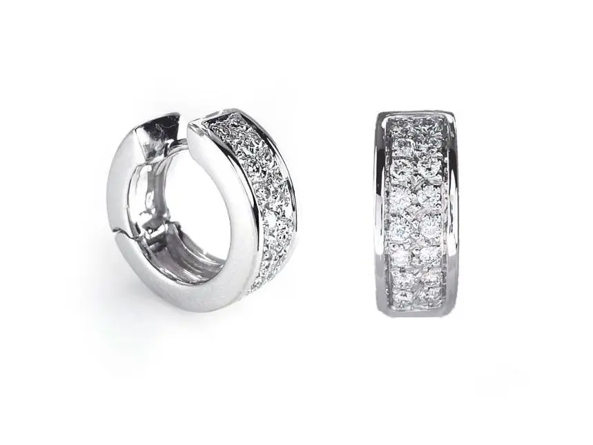 aros redondos oro brillantes
