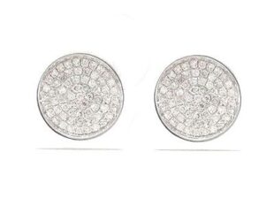 Pendientes oro diamantes micropave