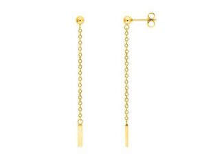 Pendientes largos acero cadena