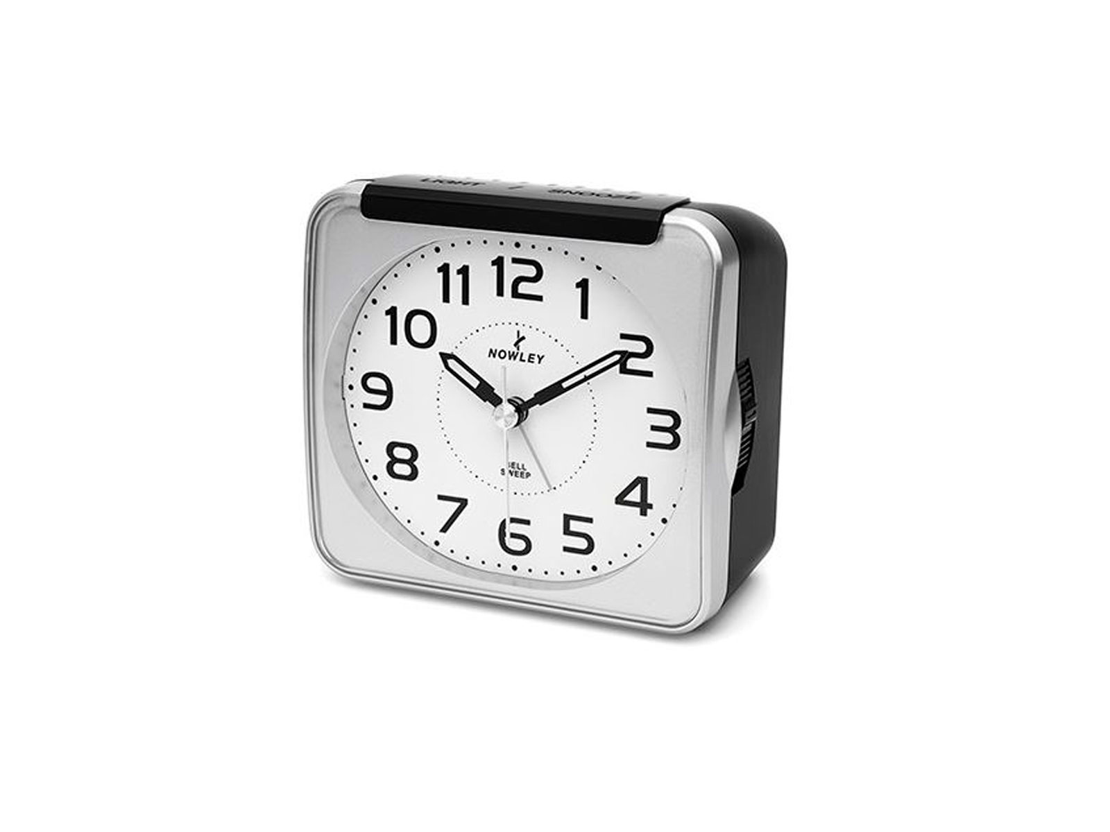 Despertador mesa plata negro