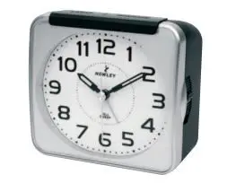 Despertador mesa plata negro
