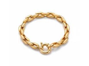 Pulsera oro eslabones gruesa