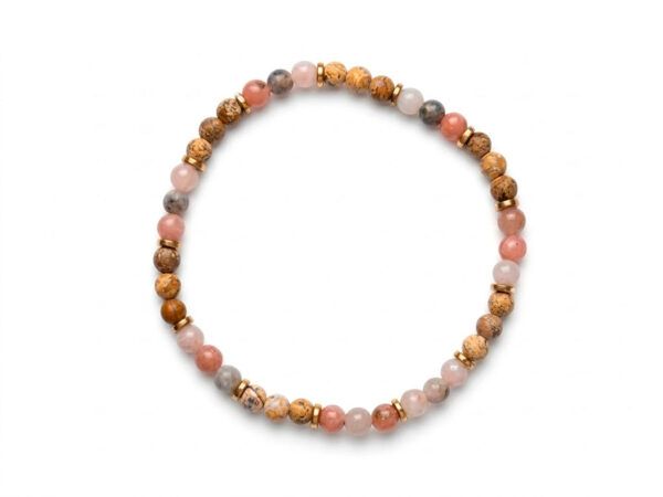 Pulsera elástica jaspe labradoritas