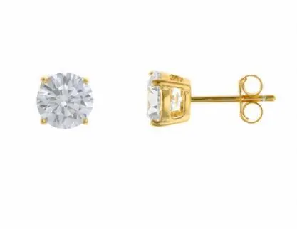 Pendientes plata chapada garras