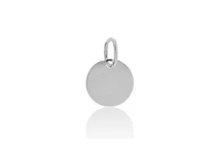 Placa redonda plata 10
