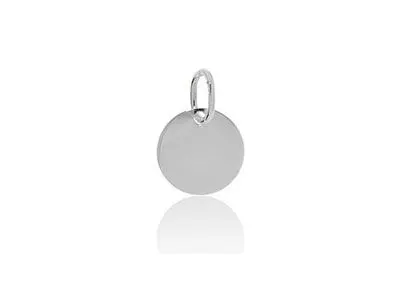 Placa redonda plata 10